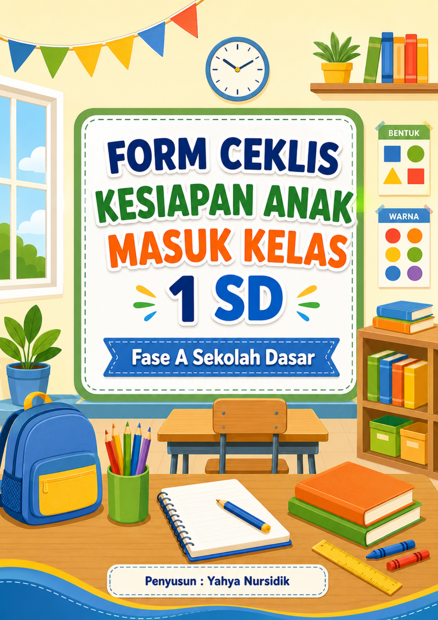Sampul buku E-Book Ceklis Kesiapan Masuk Kelas 1 SD/MI